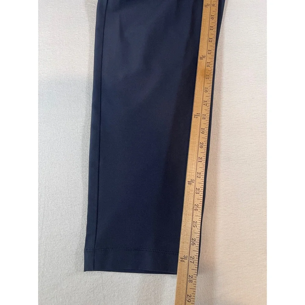 Marc New York Mens Performance Tech Pants Navy Blue Stretch 34/29 Travel Chino